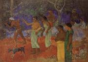 Scene from Tahitian Life, Paul Gauguin